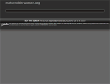 Tablet Screenshot of matureolderwomen.org